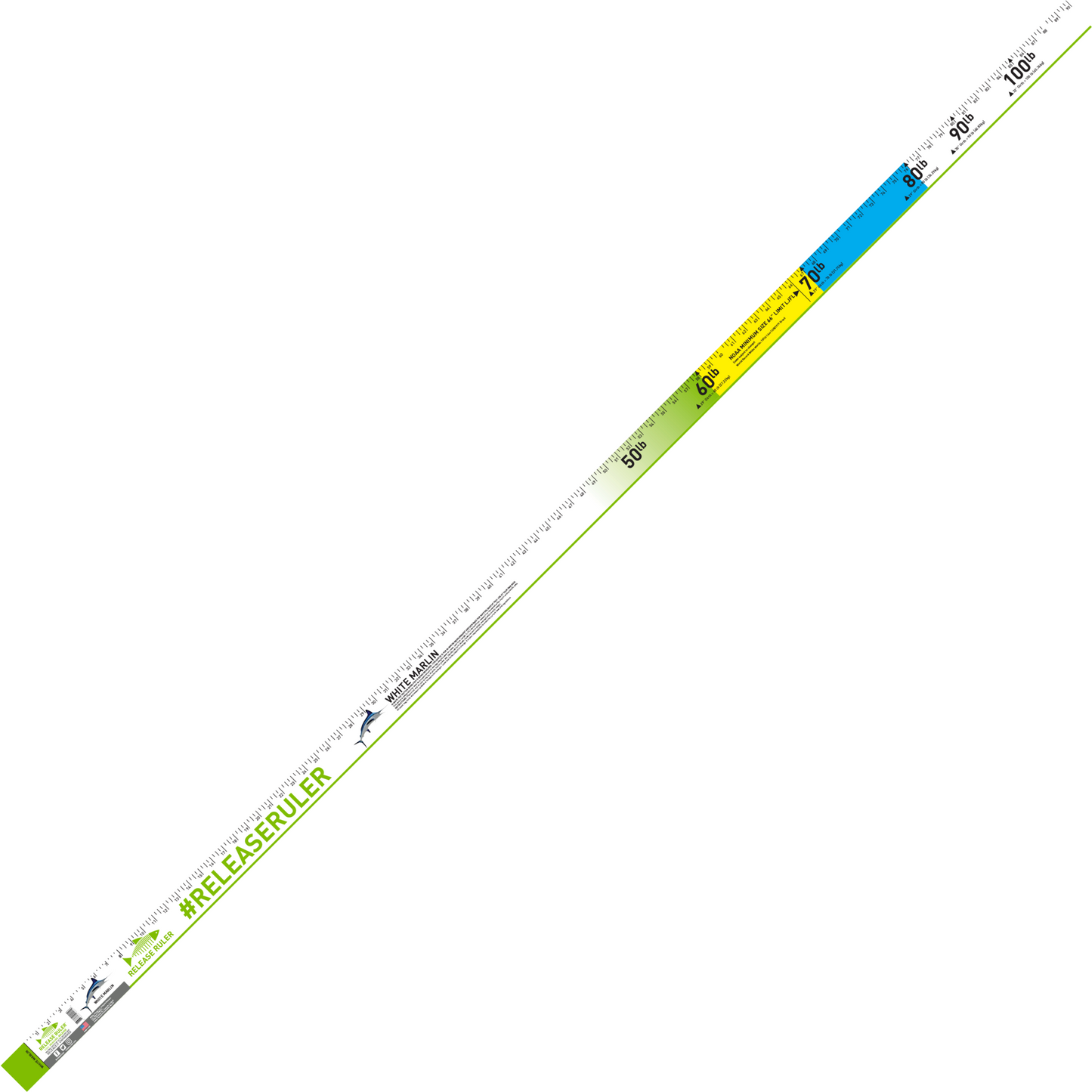 White Marlin Release Ruler